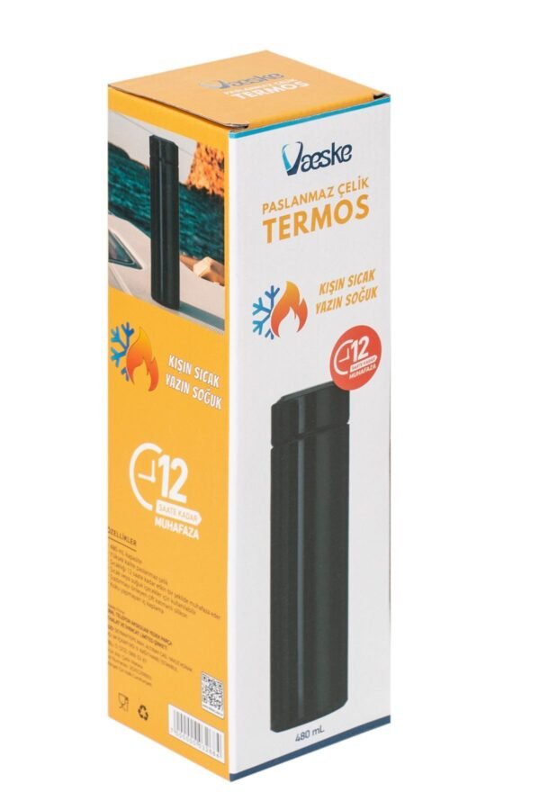 Çelik Termos Black 480 Ml - Görsel 5